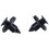 50 x Clip Plastic Black  Mudguard For  Teana Tiida 5