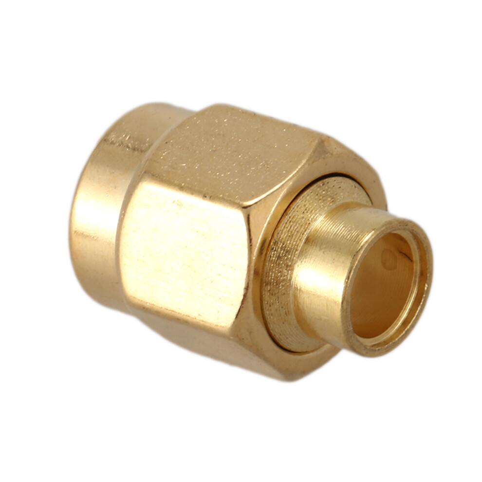 10X Sma Male Plug Solder Rf Coax Connector For Semi-Rigid Rg402 0.141 Inch Cable Gold 6031271063238