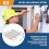 1*10pcs 5050 SMD 3 LED Module LED Strip String Light Waterproof  12V Cool White 4