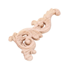 Decorazione Della Parete Della Porta 'Applique 'Angolo Della Decalcomania Intagliata in Legno 12 X 6 Cm Non Verniciata