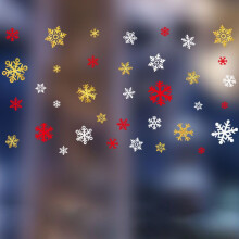 (Style18) Christmas Xmas Lovely Waterproof Glass Window Pvc Stickers Wall Decor Home