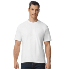 (XS, White) Gildan Mens Plain Cotton Lightweight T-Shirt