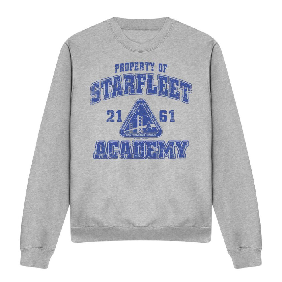 Star Trek (Xxl, Sport Heather) Unisex Adult Old School Sweatshirt Multicoloured