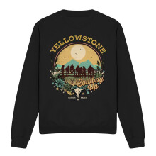 (XXL, Black) Yellowstone Unisex Adult Cowboy Up Sweatshirt