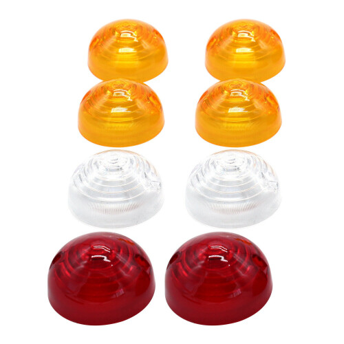 8Pcs Tail Light Side Lamp Lens Kit Indicator Replacement for   Car Styling 1