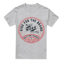 (L, Sport Heather) Yellowstone Mens There's Work to Be Done T-Shirt