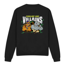 (XL, Black) Teenage Mutant Ninja Turtles Unisex Adult Chillin Like Villains Sweatshirt