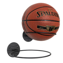 PUERSI Supporto per Palloni da Basket a Muro 2 Pezzi, Espositore per Calcio, Pallavolo, Decorazione per Ragazzi