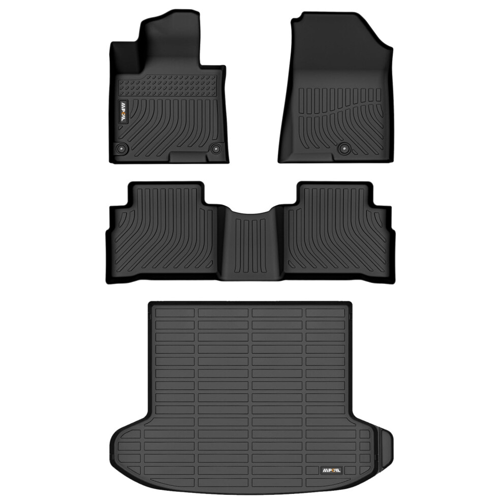 Aipoil Floor Mats & Cargo Liner Set For 2023 2024 2025 Kia Sportage (Not Fit Hybrid Models) All Weather Protection Tpe Anti-Slip Automotive Full Set C 759135318312