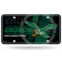 Rico Industries NFL Philadelphia Eagles Placa de Metal Retro 8.5" x 11" - Ideal para Coche/Camioneta/SUV