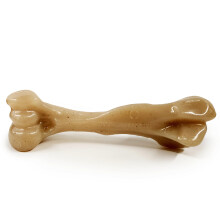 Nylabone Gourmet Stijl Femur Bot Sterke Kauwspeelgoed voor Honden, Baby Back Rib Smaak, Groot - Tot 50 lb., 1 Stuk