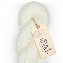 Superwash Merino Wool Yarn for Knitting & Crocheting - Premium Hand Dyed, 100gr, 240 Yards, Dk Weight - Luxurious, Soft & Durable Off White Yarn