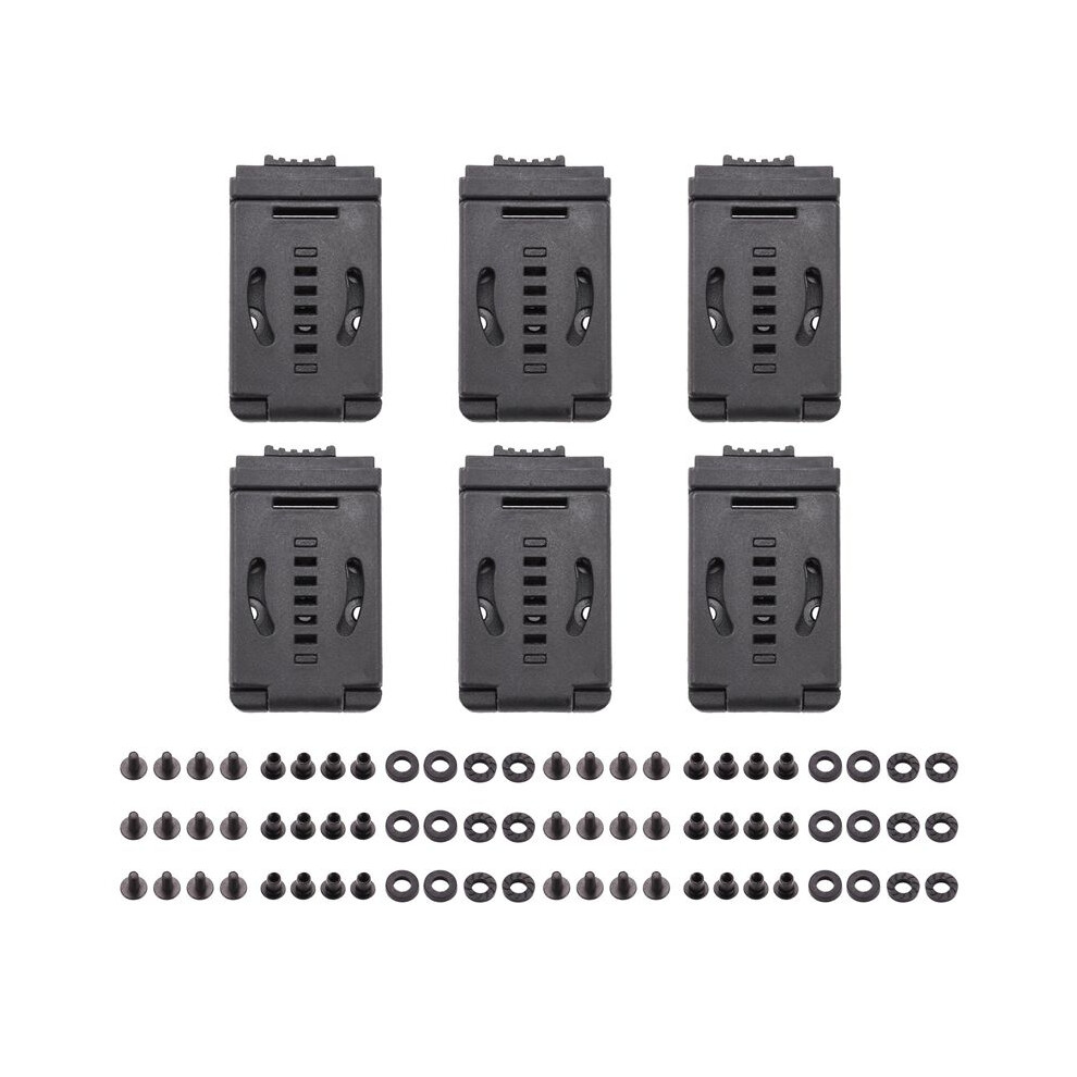6Pcs Travel Buckle Large Tek Lok Belt Clip Loop For Knife Kydex Sheath/Holster With Hardware, Special For Diy 6032483701819