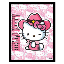 Hello Kitty Cowgirl Framed Poster