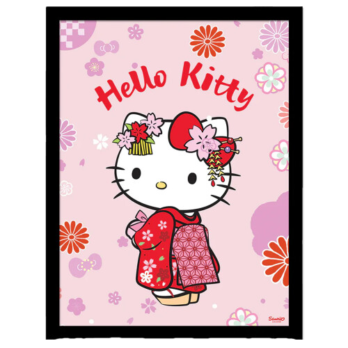 Hello Kitty Hello Kitty Kimono Framed Poster
