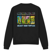 (XL, Black) Teenage Mutant Ninja Turtles Unisex Adult Select Your Turtles Sweatshirt