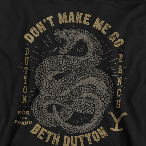 Yellowstone (S, Black) Yellowstone Unisex Adult Beth Dutton Sweatshirt 2