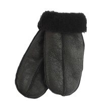 (M, Black) Eastern Counties Leather Womens/Ladies Nappa Leather Mittens
