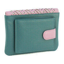 (One Size, Aqua/Blush) Eastern Counties Leather Womens/Ladies Luna Leather Purse