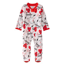 Butterblu SCOUT Slaap & Speel 100% Biokatoenen Voetenzipper Pyjama's voor Baby Jongens, Rad Valentine, 3-6 Maanden