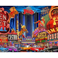 Springbok Viva Las Vegas 1000 Teile Puzzle für Erwachsene - Buntes Reise-Puzzle - Einzigartige Teile - Made in USA