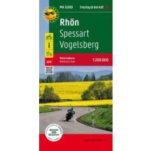 Rhoen Spessart Vogelsberg motorcycle map 1200000 freytag amp berndt Ot