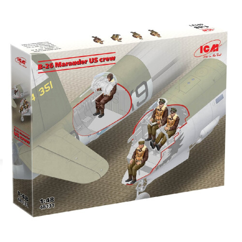 ICM B-26 Marauder C/U.S. Crew Figures