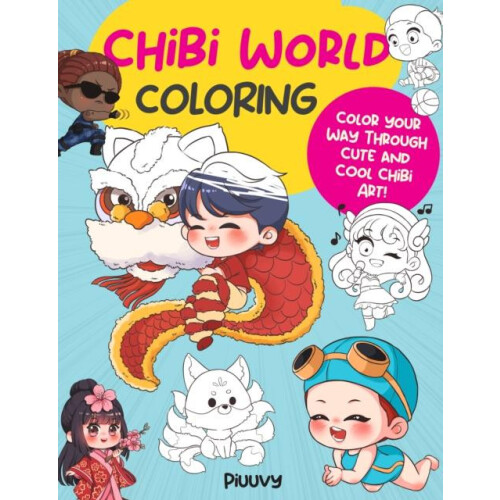 Chibi World Coloring by Piuuvy Paperback Book