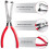 4pcs Electrical Disconnect Pliers for Cars,Electrical Connector Separator Tool and Electrical Connector Disconnect Plier 4