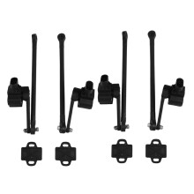 4Pc/Set Car Ride Height Sensor Linkage AA-ROT-120 for AccuAir Ride Suspension Level Sensor AAROT120 13022120129