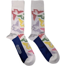 (7 UK-11 UK, White) Paul McCartney Unisex Adult Wings Logo Ankle Socks