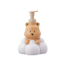 Foam Dispenser Bathroom Cartoon Bear Hand Sanitizers and Shampoo Pump Bottle with Refillable Container 500ml A