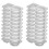 40PCS Reusable Snack Containers, 2-Compartment Dipping Containers with Lid for Refrigeration,Sauce Dip Case 1