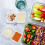40PCS Reusable Snack Containers, 2-Compartment Dipping Containers with Lid for Refrigeration,Sauce Dip Case 6