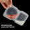 40PCS Reusable Snack Containers, 2-Compartment Dipping Containers with Lid for Refrigeration,Sauce Dip Case 2