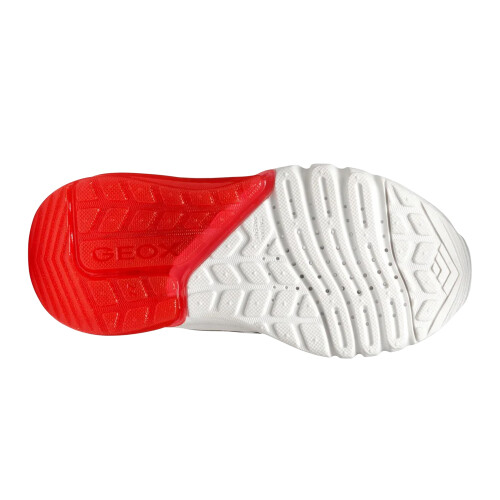 Geox (3 UK, Black/Red) Geox Boys Ciberdron Trainers 2