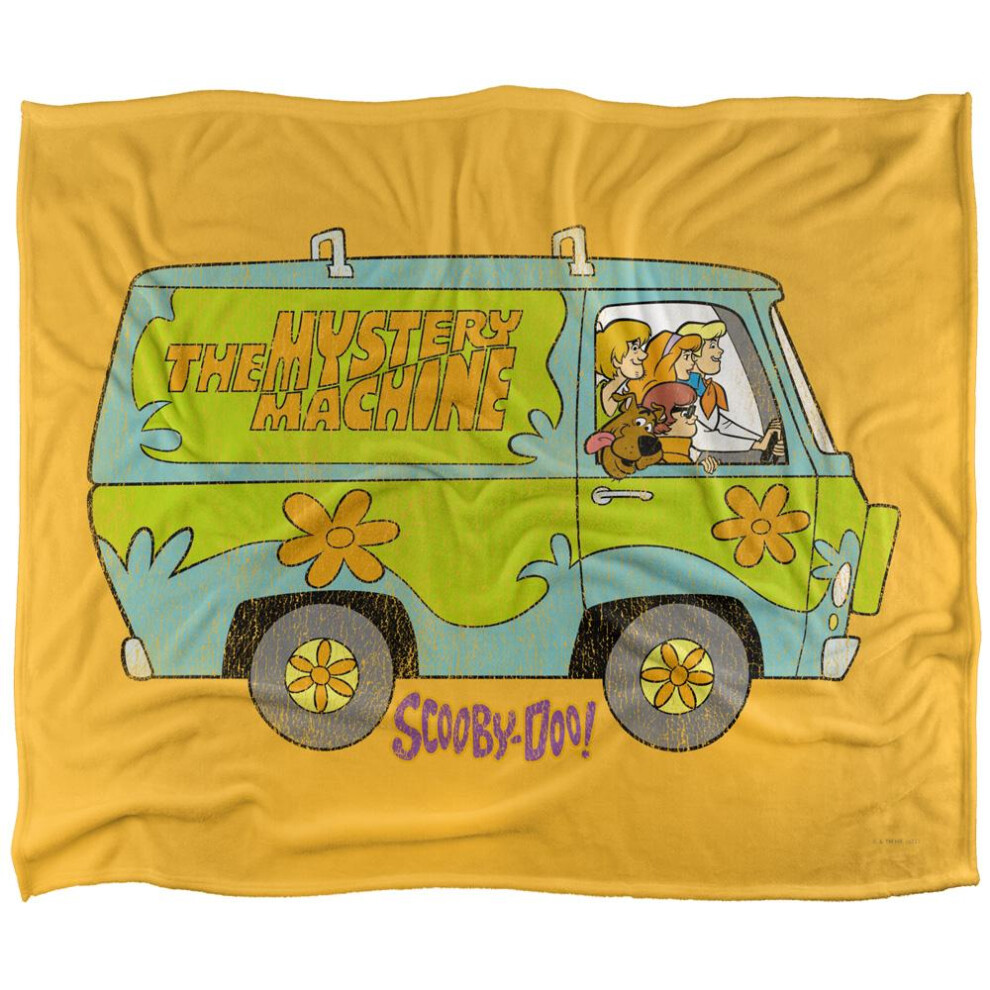Scooby Doo The Mystery Machine Blanket Multicoloured