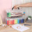 2 PCS Clear Acrylic Paint Storage Box with Handle, Portable  Paint Storage Organizer, Plastic  Art Supply Box 5