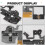Ergonomic Micro- Tactile Clicky Hair Trigger Kit+Joystick Cap for PS5 Controller BDM-030/040/050 12 Key Click A 2