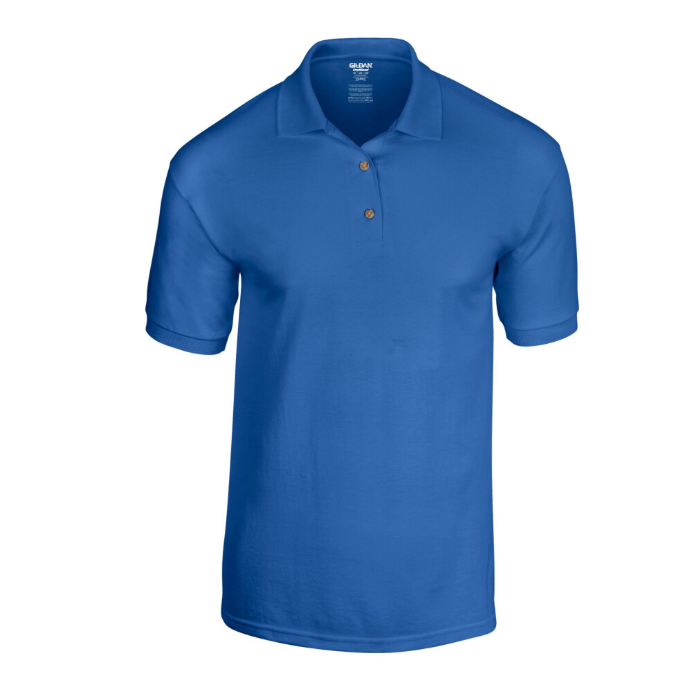 Gildan (Xl, Royal Blue) Unisex Adult Dryblend Jersey Polo Shirt