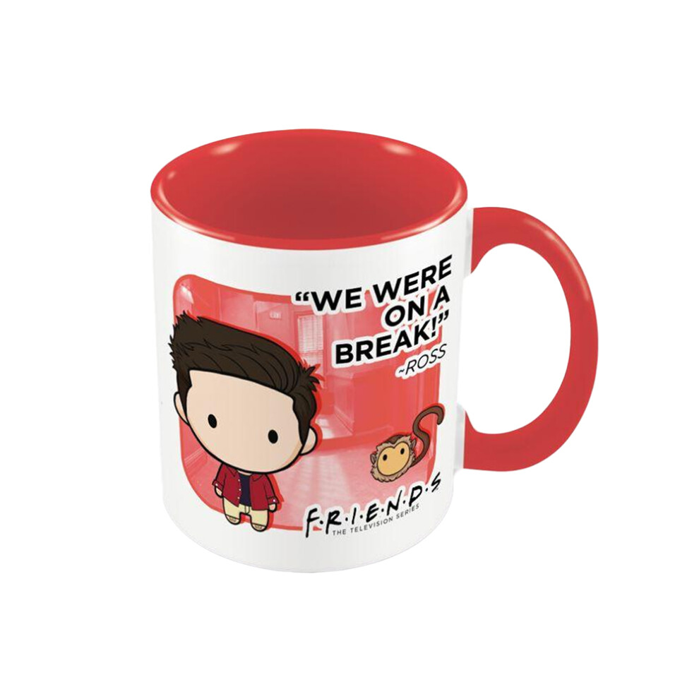 Friends We Were On A Break Chibi Ross Mug