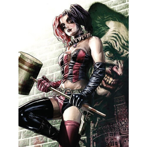 Batman Batman Harley Quinn Pose Canvas Print