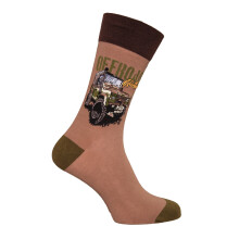 (6-11 UK, Beige) Simply Essentials Boys Toys Mens Safari Truck Socks