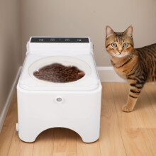 Separatore automatico per gatti e cani 21x16x15cm, ciotola igienica in plastica