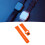 Durable Silicone Watch Strap Orange 12