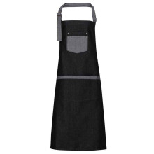 (One Size, Black Denim) Premier Unisex Adult Domain Full Apron