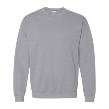 (5XL, Sports Grey) Gildan Unisex Adult Heavy Blend Crew Neck Sweatshirt