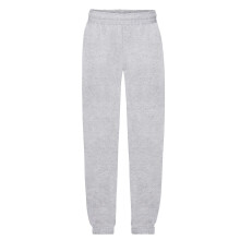 (14-15 Years, Heather Grey) Fruit Of The Loom Childrens/Kids Premium Heather Elasticated Cuff Jogging Bottoms