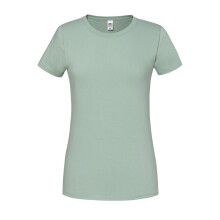 (XL, Sage) Fruit Of The Loom Womens/Ladies Iconic 195 Premium Ringspun Cotton T-Shirt
