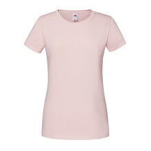 (XL, Powder Rose) Fruit Of The Loom Womens/Ladies Iconic 195 Premium Ringspun Cotton T-Shirt